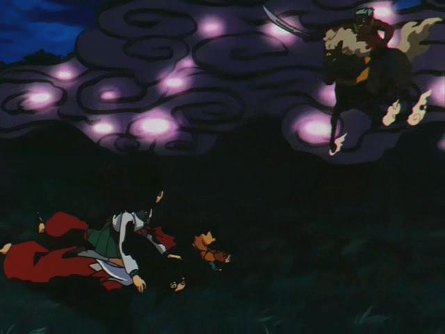 Otaku Gallery  / Anime e Manga / Inu-Yasha / Screen Shots / Episodi / 017 - L`inchiostro insanguinato del pittore infernale / 178.jpg